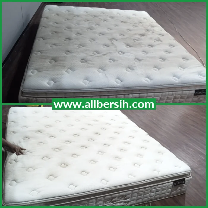 Butuh jasa cuci springbed di Tabanan Bali yang handal dan terjangkau? Kami menyediakan layanan cuci springbed profesional yang dirancang untuk mengembalikan kebersihan dan kenyamanan springbed Anda. Dengan menggunakan peralatan modern dan bahan pembersih berkualitas tinggi, jasa cuci springbed kami efektif dalam menghilangkan noda, debu, dan bakteri.
Tim ahli kami di Allbersih memiliki pengalaman luas dalam pembersihan springbed, memastikan setiap proses dilakukan dengan cermat untuk hasil maksimal. Kami berkomitmen untuk memberikan layanan cepat, efisien, dan dengan harga yang bersaing. Pilih jasa cuci springbed kami untuk memastikan springbed Anda tetap bersih dan nyaman. Hubungi kami sekarang untuk mendapatkan layanan terbaik di Tabanan Bali!