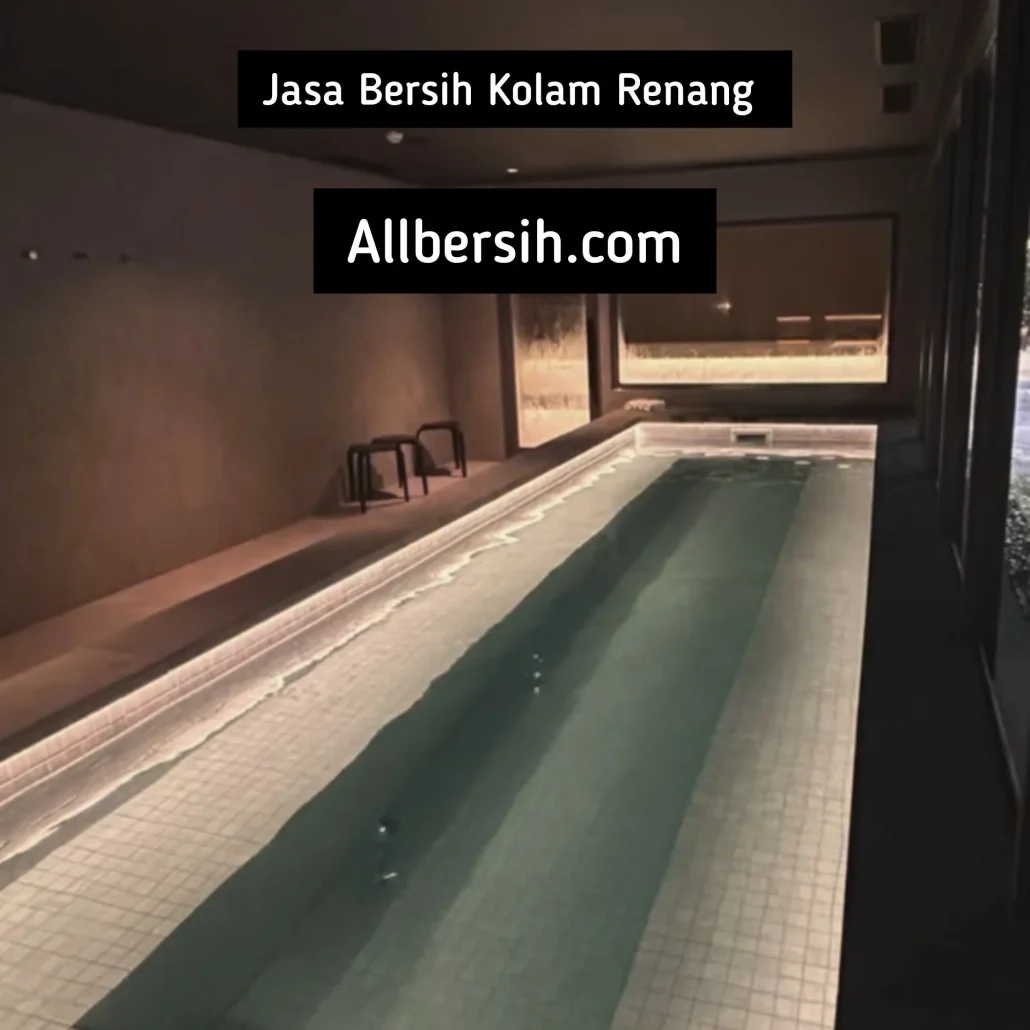 Jasa Perawatan Kolam Renang Terdekat dan Profesional dengan Harga Terjangkau 3 Mengapa Kolam Renang Perlu Dibersihkan dan Dirawat Secara RutinKolam renang yang bersih dan terawat tidak hanya memberikan kenyamanan saat digunakan, tetapi juga menjaga kesehatan pengguna serta memperpanjang usia kolam itu sendiri. Berikut adalah beberapa alasan penting mengapa perawatan kolam renang harus dilakukan secara rutin:1. Menjaga Kesehatan Pengguna
Air kolam renang yang tidak dibersihkan secara berkala dapat menjadi tempat berkembang biaknya bakteri, lumut, dan alga. Hal ini dapat menyebabkan iritasi kulit, mata merah, atau bahkan gangguan kesehatan serius.2. Meningkatkan Kualitas Air
Penggunaan bahan kimia berkualitas seperti klorin premium dan penyesuaian pH secara teratur memastikan air tetap jernih, bebas bau, dan aman untuk digunakan.3. Mencegah Kerusakan pada Sistem Kolam
Pompa, filter, dan sistem sirkulasi lainnya memerlukan perawatan agar tetap berfungsi optimal. Kotoran yang menumpuk dapat menyebabkan kerusakan, sehingga membutuhkan biaya perbaikan yang lebih mahal.4. Menjaga Penampilan Kolam
Kolam yang bersih meningkatkan estetika rumah atau properti Anda. Kolam yang jernih dan bebas lumut menciptakan suasana yang lebih nyaman untuk bersantai bersama keluarga atau tamu.5. Efisiensi Biaya
Dengan perawatan rutin, Anda dapat mencegah kerusakan besar yang memerlukan perbaikan mahal. Investasi pada jasa perawatan kolam renang secara berkala lebih hemat dibandingkan perbaikan total.Allbersih menyediakan jasa perawatan kolam renang profesional yang mencakup pembersihan, pengaturan kadar kimia, dan pengecekan sistem mekanis. Percayakan kolam renang Anda kepada tim kami untuk hasil terbaik, dengan bahan premium yang aman dan efektif.Hubungi Allbersih sekarang untuk memastikan kolam renang Anda selalu dalam kondisi terbaik!